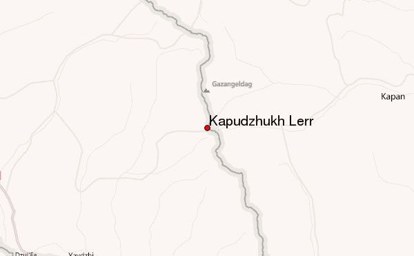 Kapudzhukh Lerr Location Map