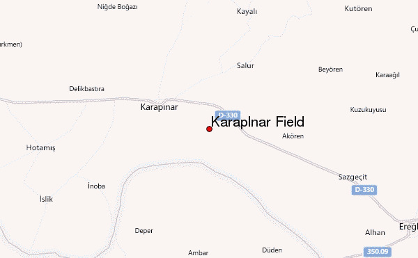 Karapınar Field Location Map