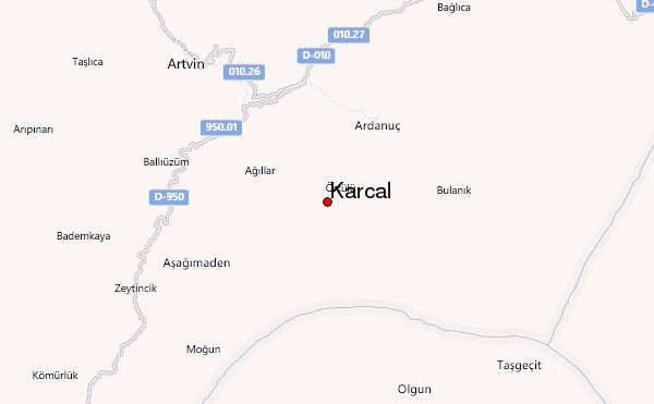 Karcal Location Map