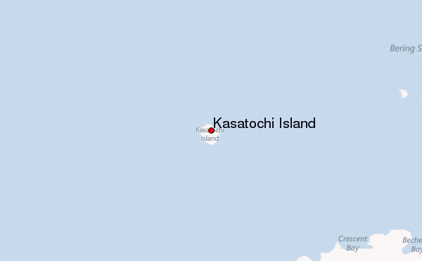 Kasatochi Island Location Map