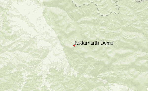 Kedarnarth Dome Location Map