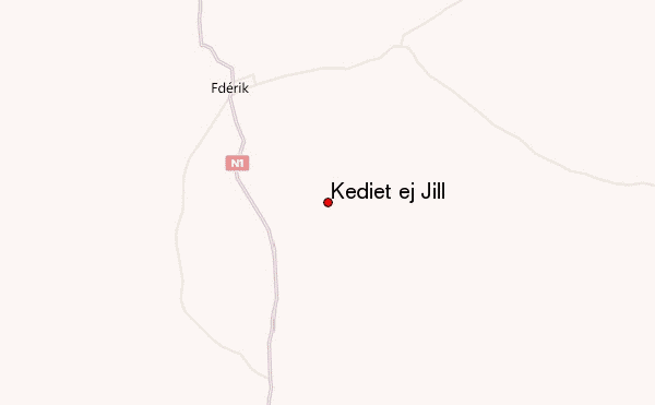 Kediet ej Jill Location Map