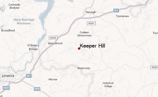 Keeper Hill Location Map