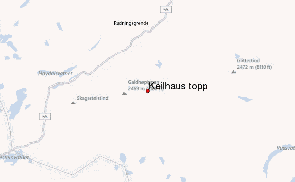 Keilhaus topp Location Map