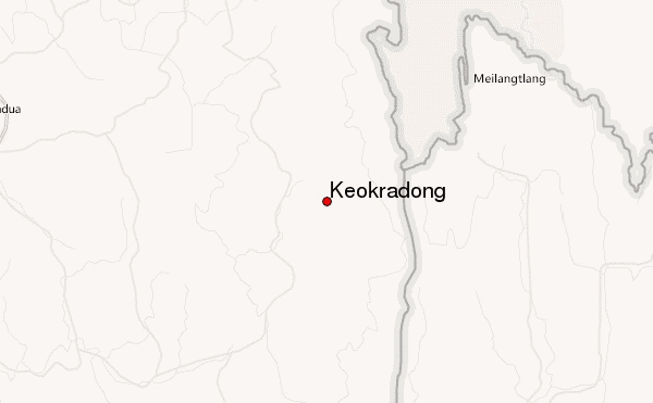 Keokradong Location Map