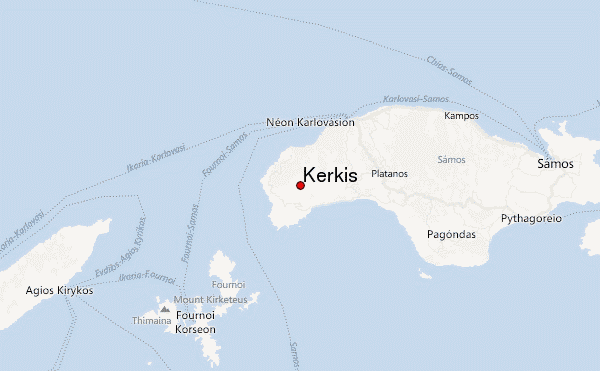 Kerkis Location Map