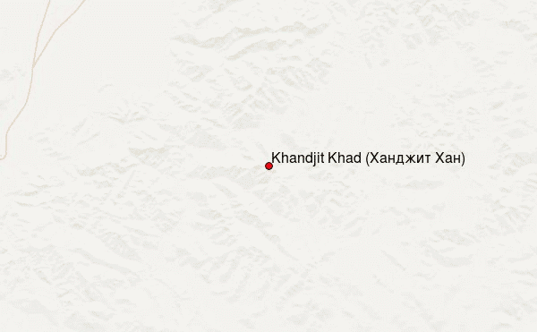 Khandjit Khad (Ханджит Хан) Location Map