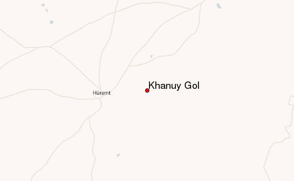 Khanuy Gol Location Map