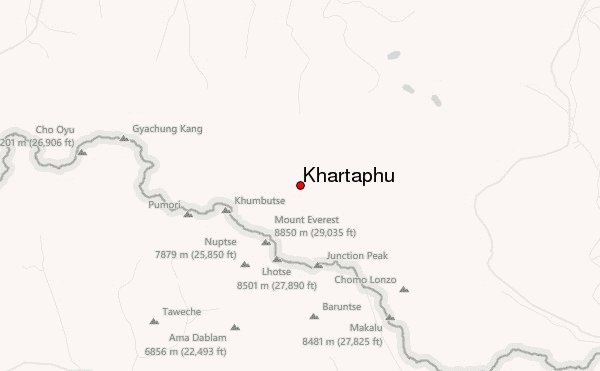 Khartaphu Location Map
