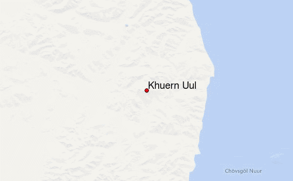 Khuern Uul Location Map