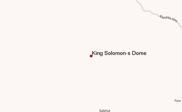 King Solomon's Dome Location Map