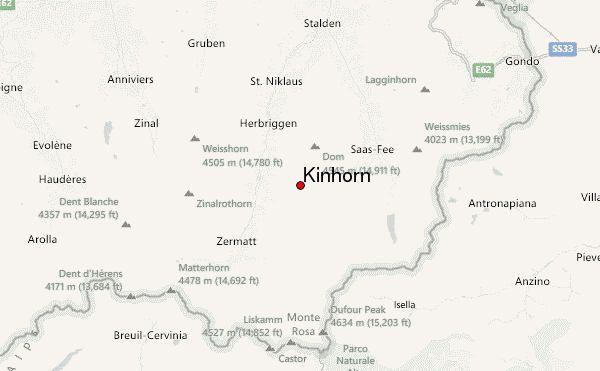 Kinhorn Location Map