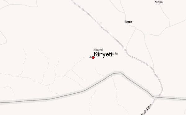 Kinyeti Location Map