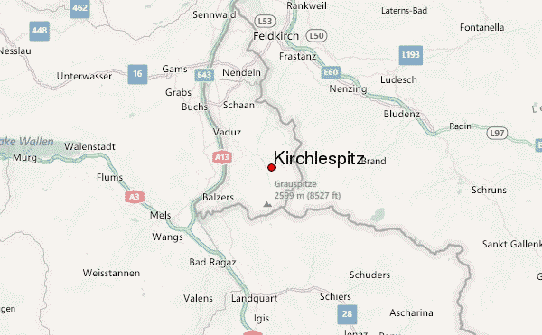 Kirchlespitz Location Map