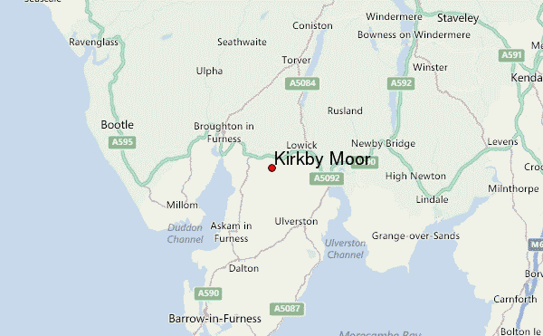 Kirkby Moor Location Map