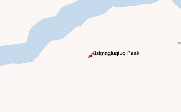 Kisimngiuqtuq Peak Location Map