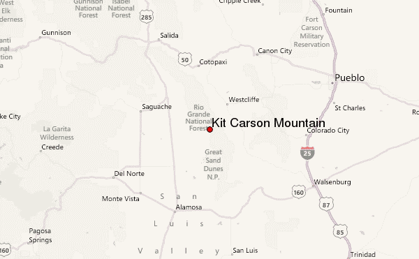 Kit Carson Mountain Mountain Information