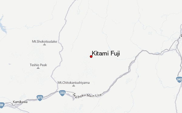 Kitami Fuji Location Map