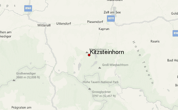 Kitzsteinhorn Location Map