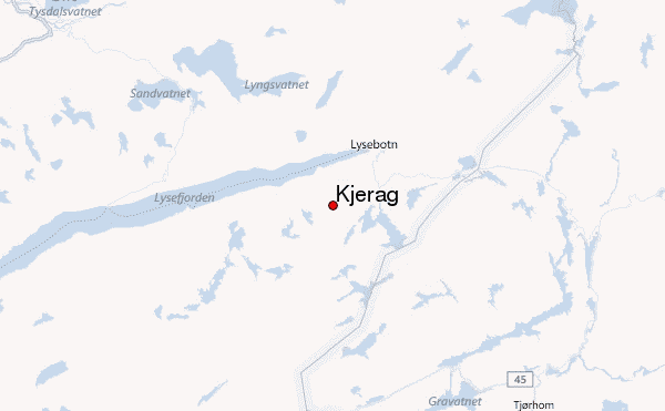 Kjerag Location Map