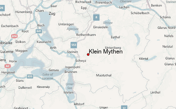 Klein Mythen Location Map