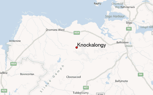 Knockalongy Location Map