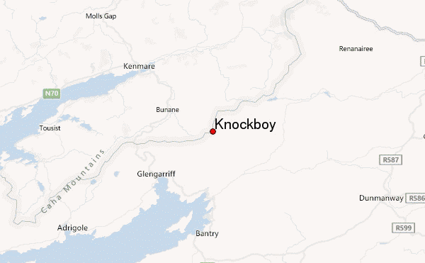 Knockboy Location Map