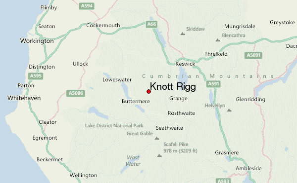 Knott Rigg Location Map