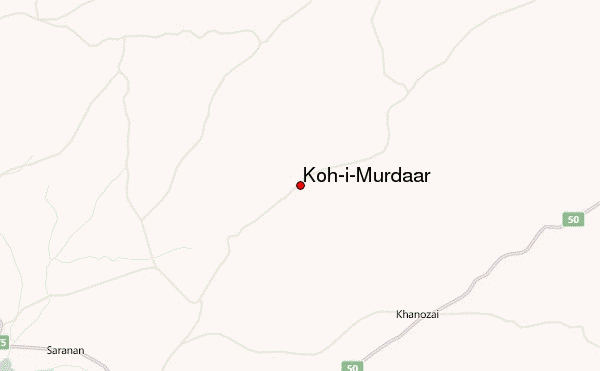 Koh-i-Murdaar Location Map