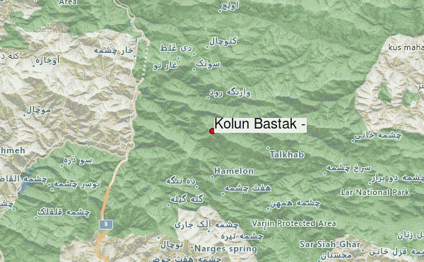 Kolun Bastak (کلون‌بستک) Location Map