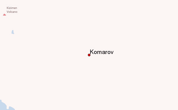 Komarov Location Map