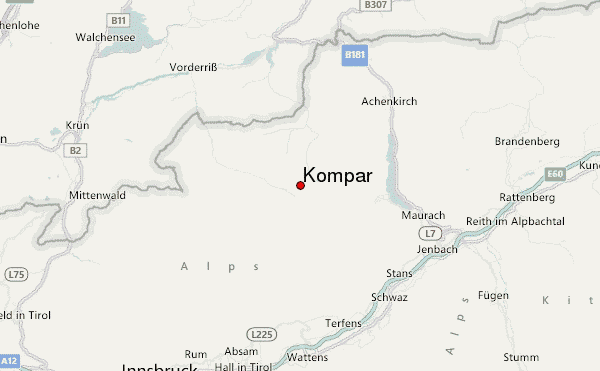 Kompar Location Map