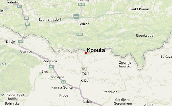 Koöuta Location Map
