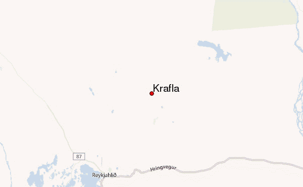 Krafla Location Map