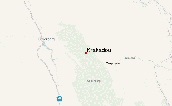 Krakadou Location Map