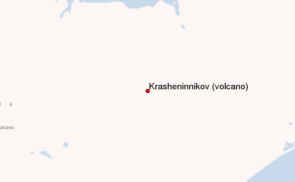 Krasheninnikov (volcano) Location Map