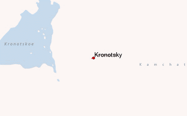 Kronotsky Location Map