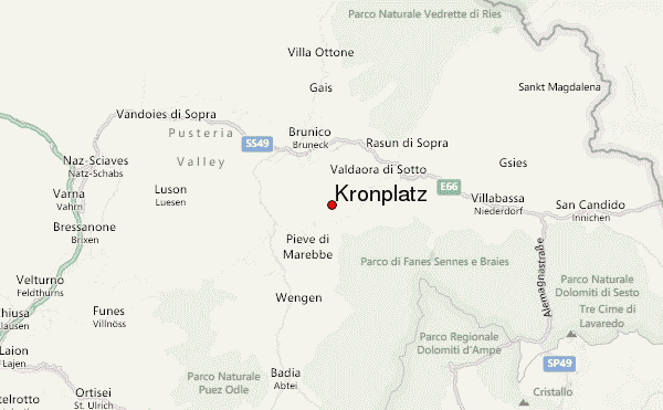 Kronplatz Location Map