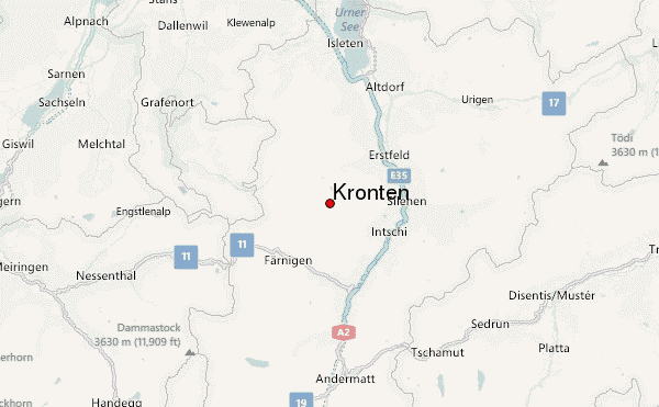 Krönten Location Map