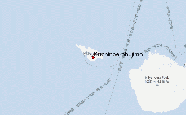 Kuchinoerabujima Location Map