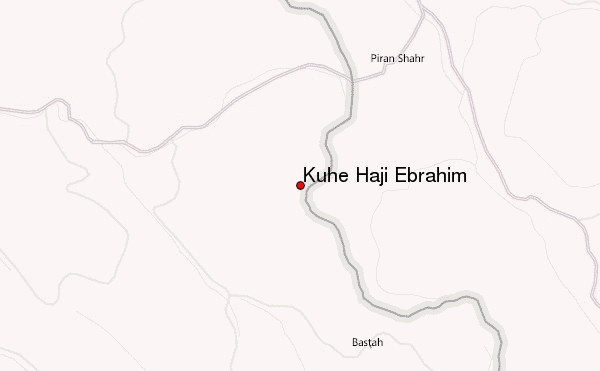 Kuhe Haji Ebrahim Location Map