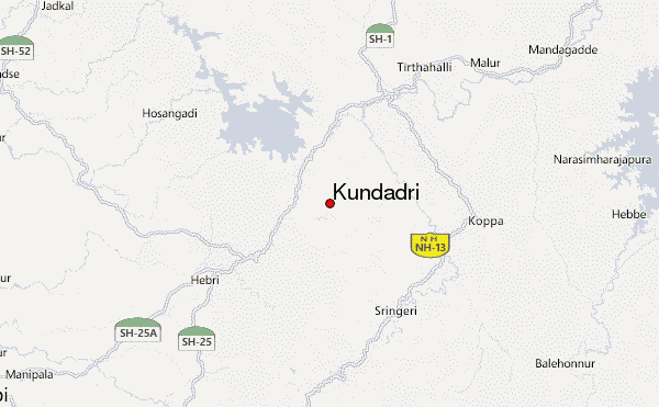 Kundadri Location Map