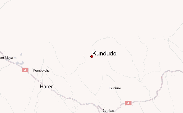 Kundudo Location Map
