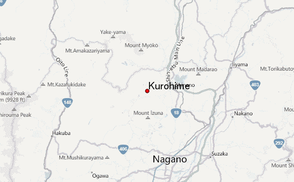 Kurohime Location Map