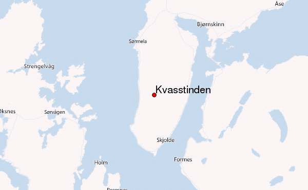 Kvasstinden Location Map