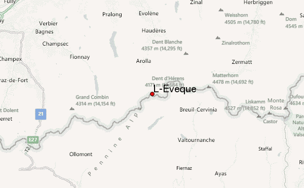 L'Evêque Location Map