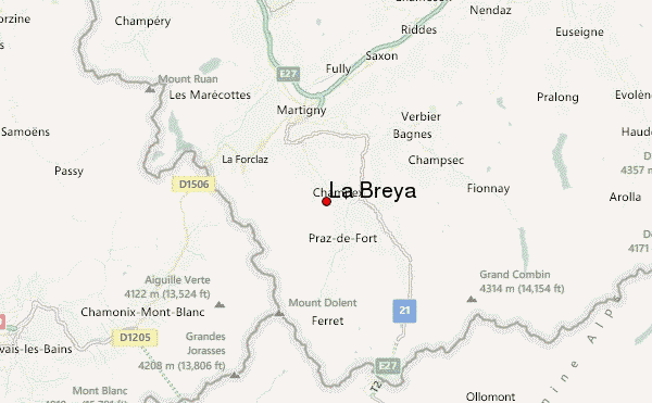 La Breya Location Map