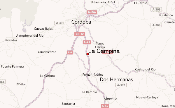 La Campina Location Map
