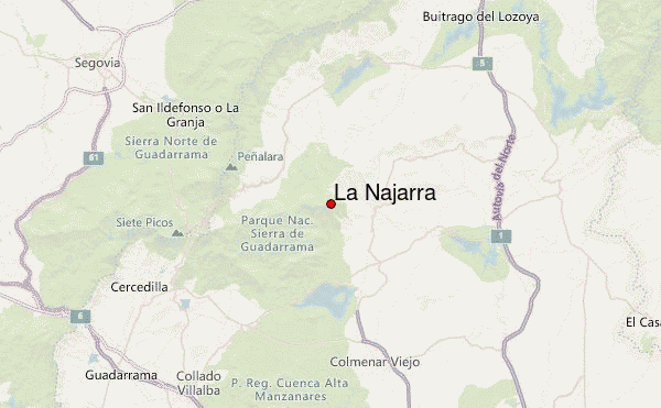 La Najarra Location Map