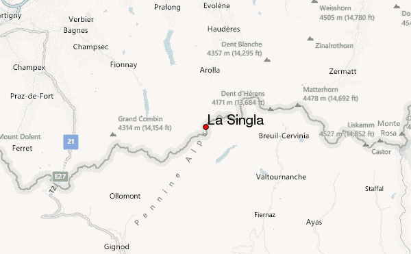 La Singla Location Map